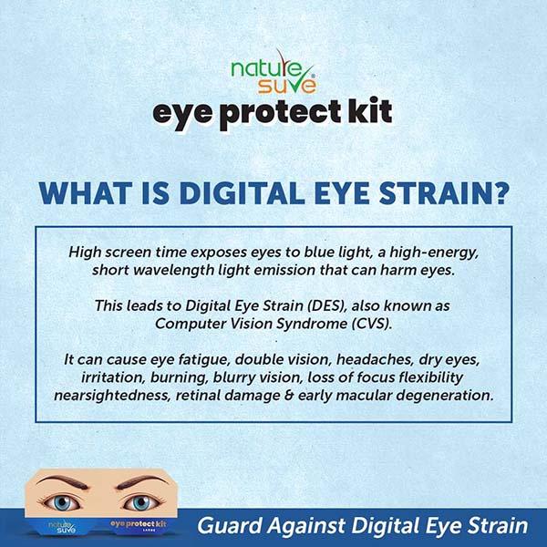 Nature Sure Large Eye Protect Kit for Digital Eye Strain in Men & Women - 1 Pack 1's - Eye Masks