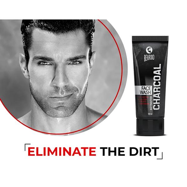 Beardo Strong Bond Combo (Beardo Face Wash - Activated Charcoal 100 ml + Beardo Crystal Gel Hair Wax - Strong Hold 75 gm + Beardo Godfather Beard Oil - Lite 30 ml) - Shaving & Hair Removal