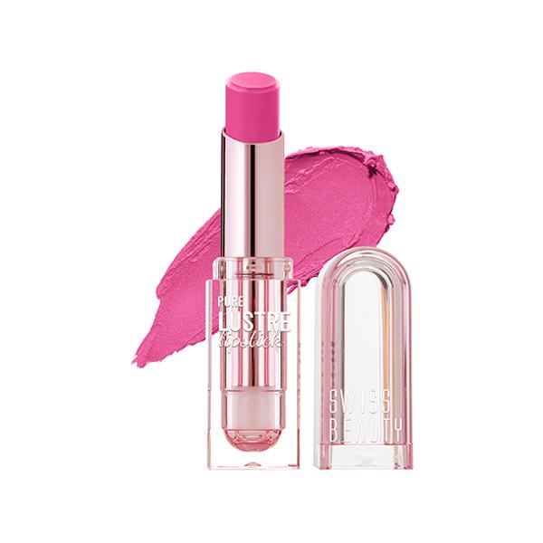 Swiss Beauty Pure Lustre Lipstick -My Rose 3.8 g