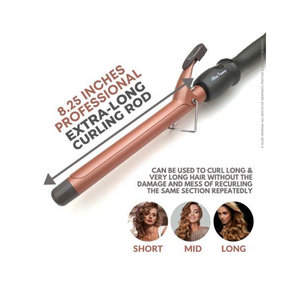 Alan Truman Gold Ceramic Curler - 22 mm 1's - Rollers & Curlers