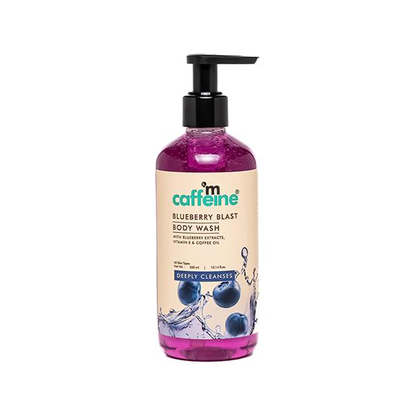Netmeds | Mcaffeine Blueberry Blast Body Wash with Fruity Fresh Blueberry Aroma, Deep Cleansing for Soft Skin - 300 ml