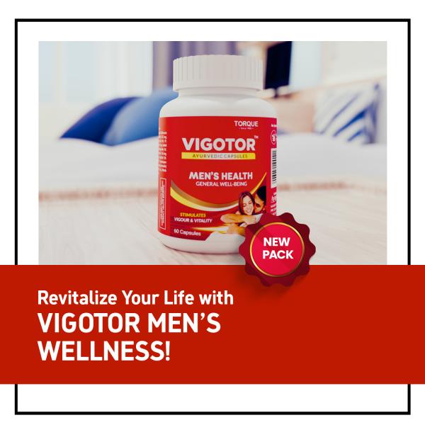 Torque Vigotor Ayurvedic Capsules 60's - Sexual Healthcare