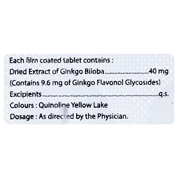 GINKOWIN 40mg Tablet 10's - Supplements-Sup