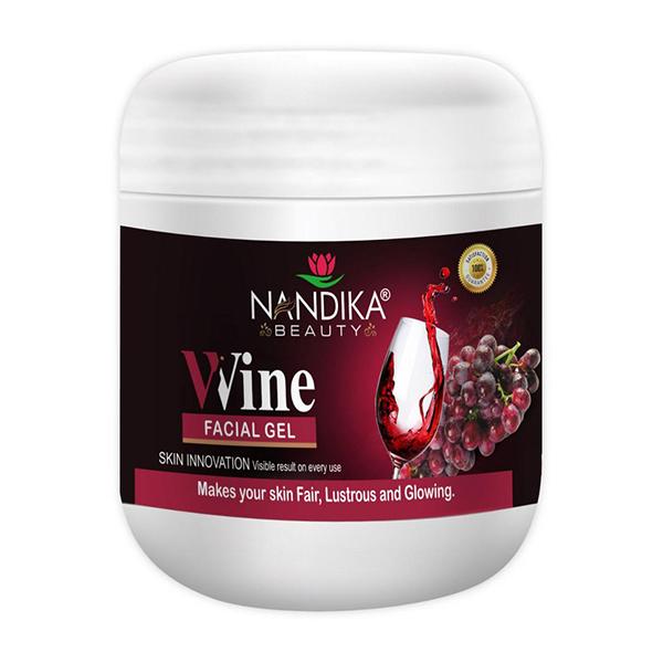 Netmeds | Nandika Beauty Facial Gel - Wine 500 gm
