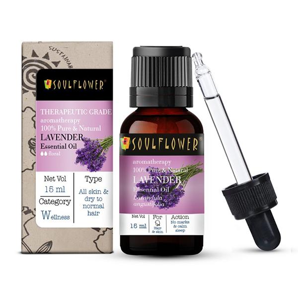 Soulflower Lavender Essential Oil 15 ml - Essential Oils
