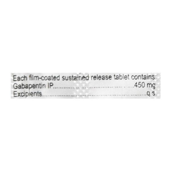 Pentanerv SR 450mg Tablet 10'S - Neuropathic Pain-Dru