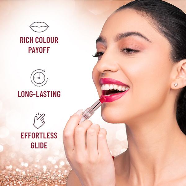 Swiss Beauty Pure Lustre Lipstick -Twisted Caramel 3.8 g - Lipsticks