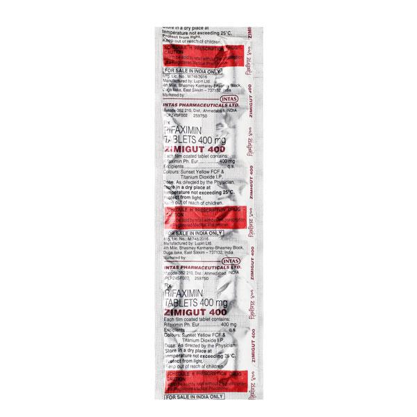 Zimigut 400mg Tablet 10'S - Bacterial Infections-OAB