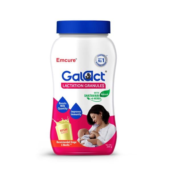 Galact Lactation Granules - Kesar Flavor 200 g - Nutritional Supplements