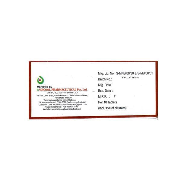 RADLIN OD Tablet 10's - Neuropathic Pain-Dru