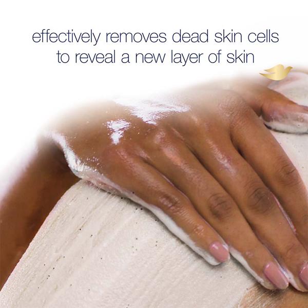 Dove Exfoliating Body Polish With Crushed Macadamia And Rice Milk 298 gm - Scrubs & Exfoliants