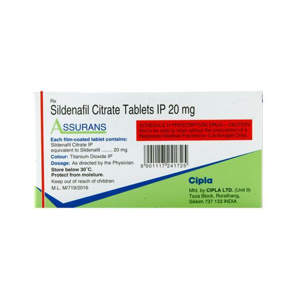 Assurans Tablet 15'S - Impotence/Erectile Dysfunction (Ed)