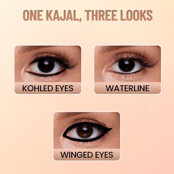 Swiss Beauty You and Eye Power Black Kajal 0.3 gm - Kajal & Kohls