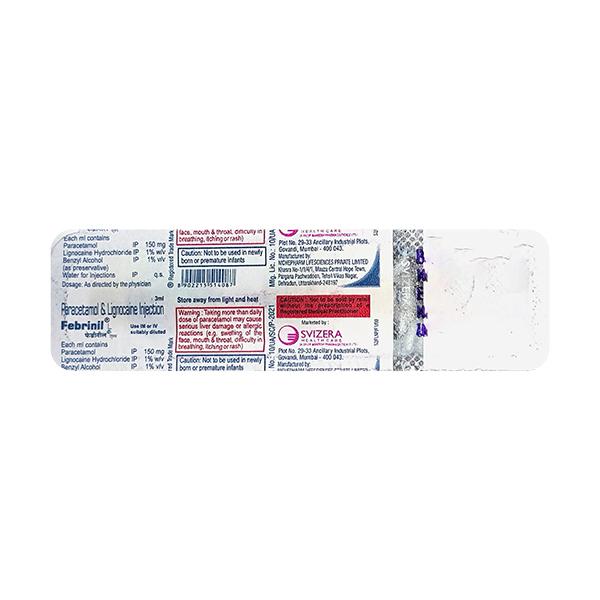 FEBRINIL L Injection 3ml - Fever-Ana