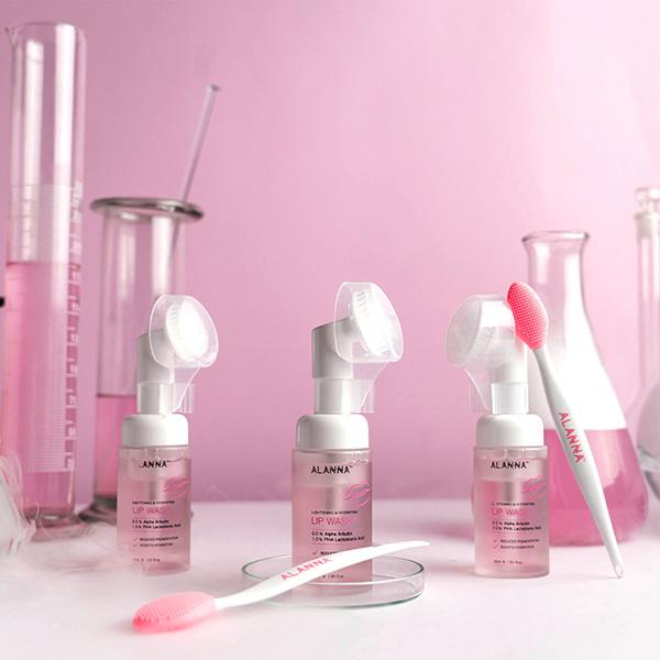 ALANNA Lightening and Hydrating Lip Wash and Lip Brush for Women 30 ml - Lip Scrubs