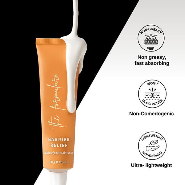 The Formularx Barrier Relief Ceramide Lightweight Moisturizer for Oily, Acne Prone & Sensitive Skin 50 gm - Face Moisturizers