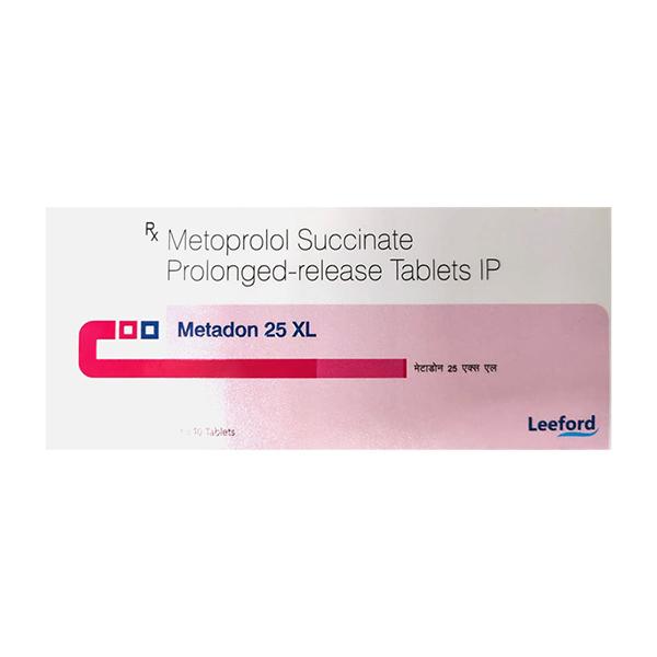 METADON XL 25 Tablet 10's - Hypertension-Bet