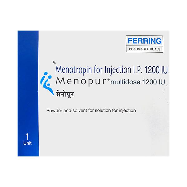 MENOPUR MULTIDOSE 1200iu Injection 1's - Hormonal Therapy-Tro