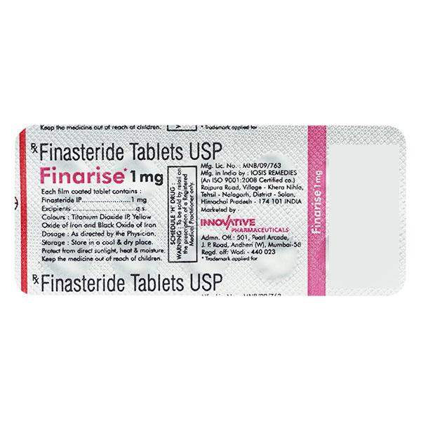 FINARISE 1mg Tablet 10's - Bladder And Prostate Disorders-Dru