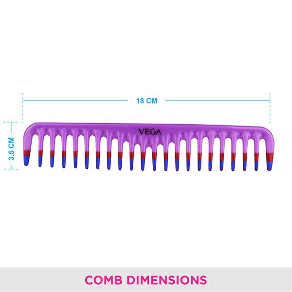Vega Detangling Comb (1 Row) (1266) 28 gm - Hair Combs