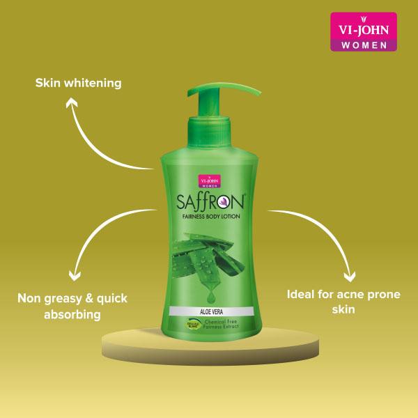 Vi-John Saffron Fairness Body Lotion Combo - Pack of 6 x 250 ml - Lotions & Creams