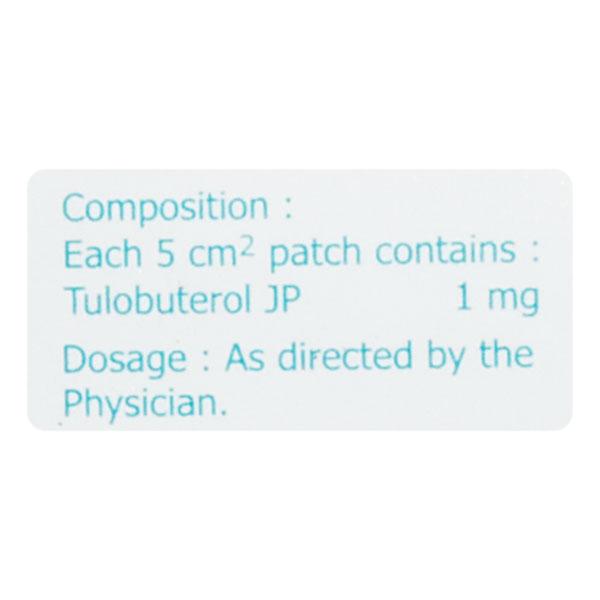 Tuloplast 1 Transdermal Patch 1'S - Asthma/COPD-Ast
