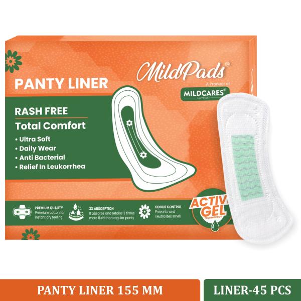 Mildcares MildPads Panty Liner 45's