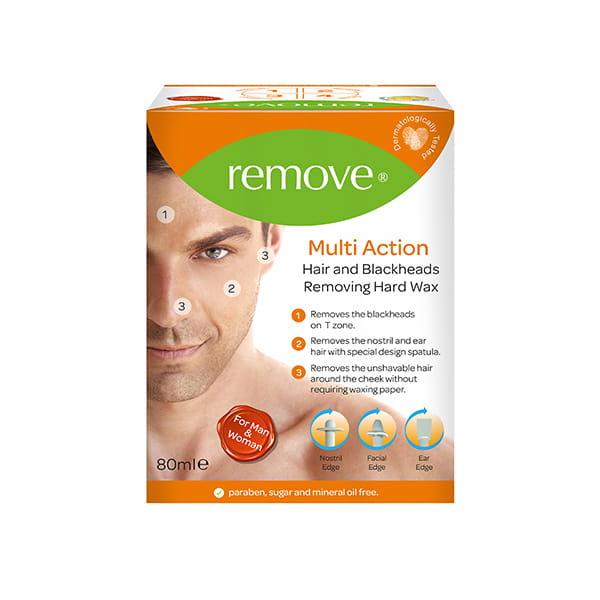 Remove Multi Action Hair And Blackheads Removing Hard Wax 80 ml