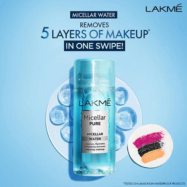 Lakme Micellar Water for Makeup Removal 100 ml - Make Up Removers