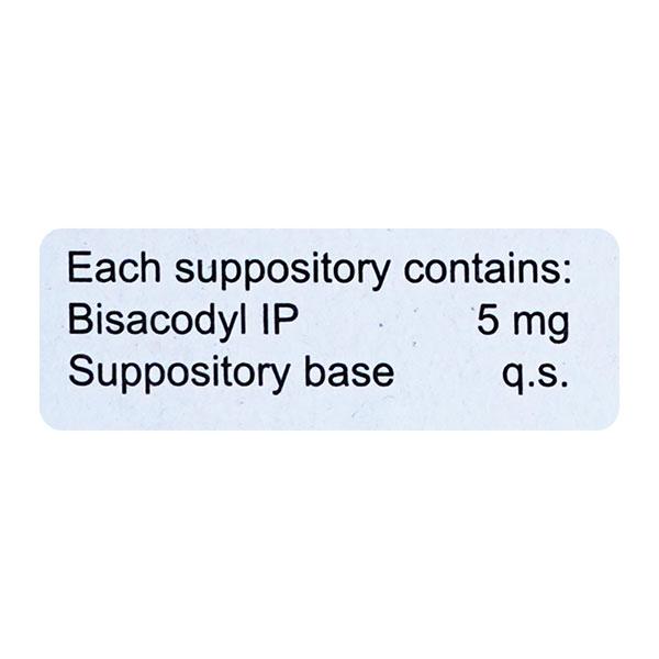 GERBISA 5mg Suppositories 5's - Constipation-Lax