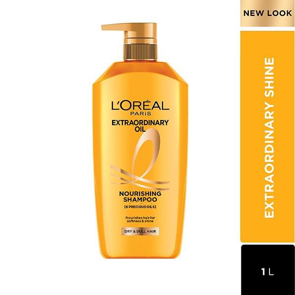 Netmeds | L'Oreal Paris Extraordinary Oil Nourishing Shampoo For Dry & Dull Hair - 1000ml