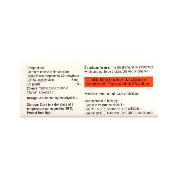 DAPNAT 5 Tablet 10's - Diabetes-Ant