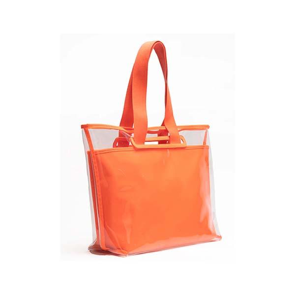 Colorbar The Bold and Beautiful Tote - Neon Orange 780 gm - Makeup Pouches