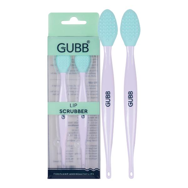 Netmeds | GUBB Silicone Lip Scrubber for Soft, Smooth & Fuller Lips, Dual Sided - 2 Lip Exfoliating Brush 1's