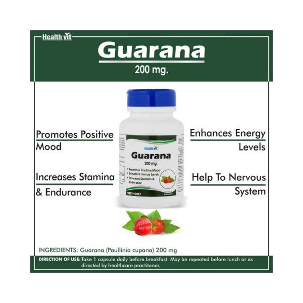 Healthvit Guarana -Capsules 60's - General Health