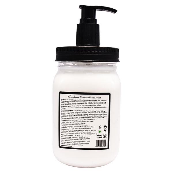 Kimirica Bouquet Scented Hand Lotion with Goodness of Frangipani & Rose, SLS & Paraben Free 500ml - Hand Creams