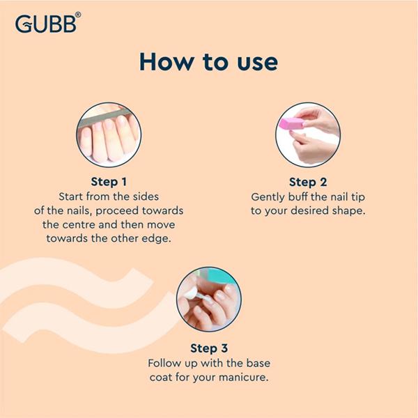 Gubb 2 In 1 Nail File & Cuticle Trimmer Durable Convenient 1's - Nail Care