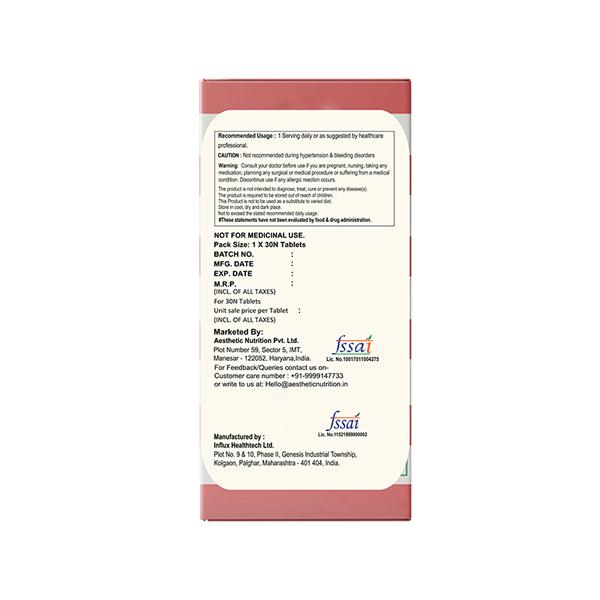 Aesthetic Nutrition Liver Detox Tablets - Detoxify And Support Liver Health 30 Tablets 1's - Multi-Vitamins