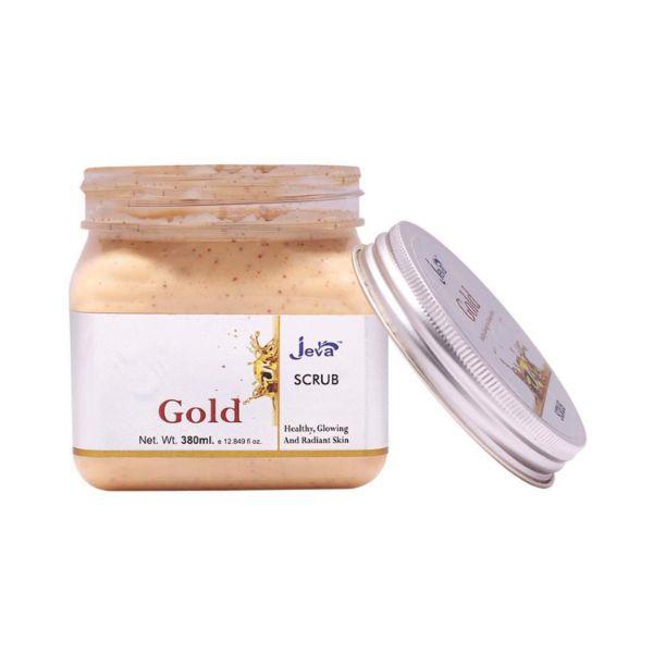 Jeva Gold Scrub for Healthy Glowing and Radiant Skin 380 ml - Scrubs & Exfoliants