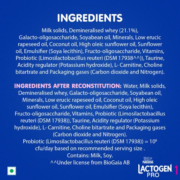 Nestle Lactogen Pro 1 (Up to 6 months) Refill Pack 400 g - Baby And Infant Supplements
