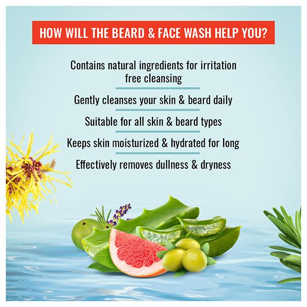 Man Arden Beard & Face Wash 100 ml - Face Wash & Cleansers