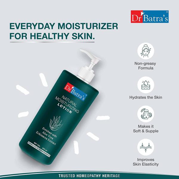 Dr. Batra's Natural Moisturizing Lotion - Echinacea & Aloe vera 400 ml - Lotions & Creams