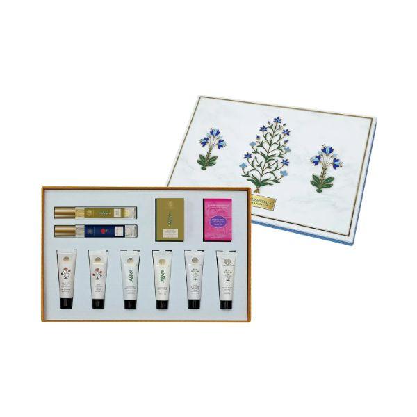 Forest Essentials Luxurious gift Box Travel Assortment 10 Piece Kit 130ml - Facial Kits