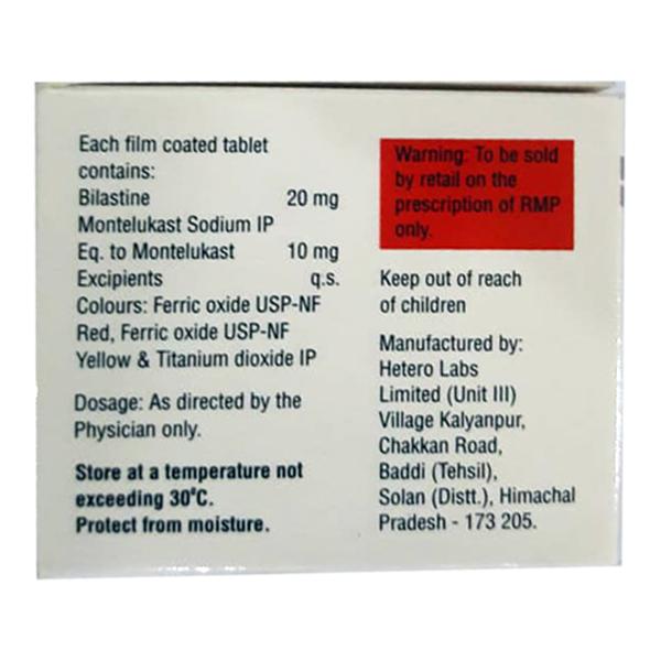 BILAGRA M Tablet 10's - Asthma/COPD-Ast