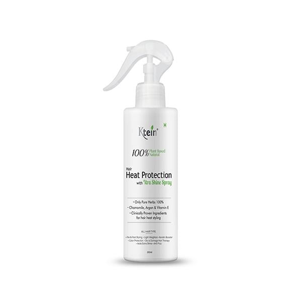 Netmeds | Ktein 100% Plant Based Natural Hair Heat Protection With Xtra Shine Spray Hair Spray 200 ml