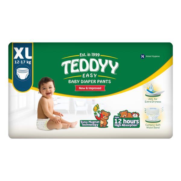 Netmeds | Teddyy Easy Baby Diaper Pant (XL) 54's