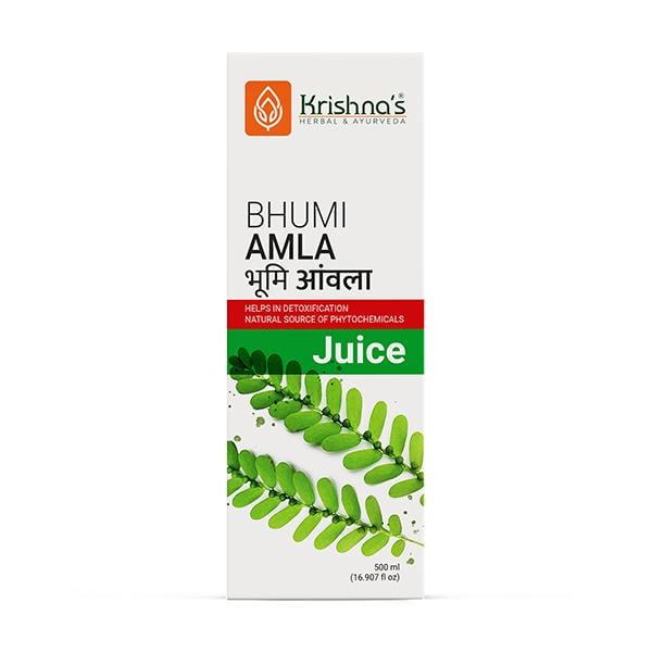 Krishna's Herbal & Ayurveda Bhumi Amla Juice 500 ml - Ayurvedic Juices