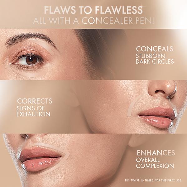 Lakme Absolute Instant Airbrush Concealer Pen - Walnut 1.8 gm - Concealer