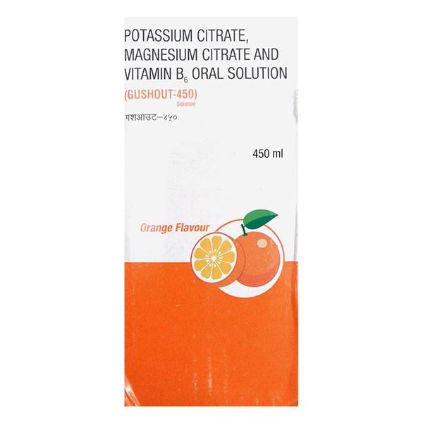 Netmeds | GUSHOUT 450 ORANGE FLAVOUR Solution 450ml