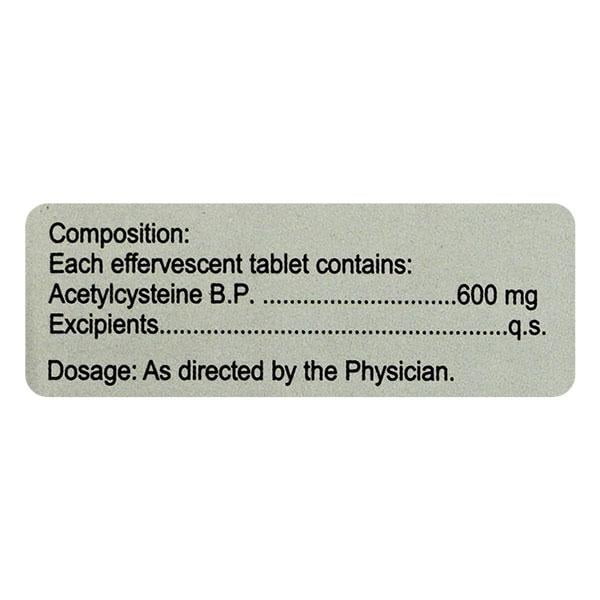 QUICNAC 600 SUGAR FREE ORANGE FLAVOUR Effervescent Tablet 10's - Cough And Cold-Cou